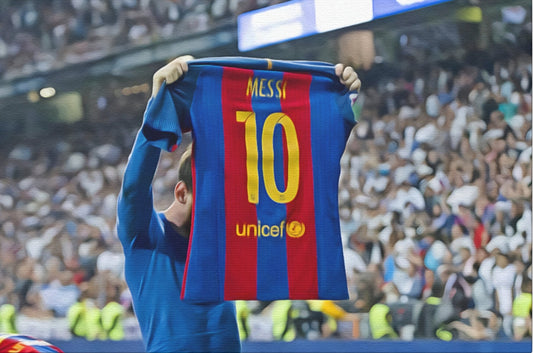 Lionel Messi Shirt Celebration